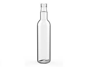 Бутылка Гуала из прозрачного стекла